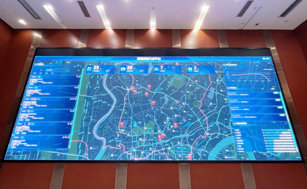 警情数智分流平台。警方供图
