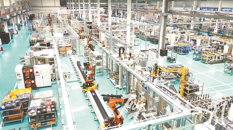 青山工业智能化工厂（资料图片）。璧山报供图