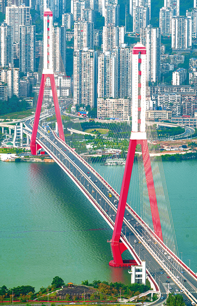 牌楼长江大桥。