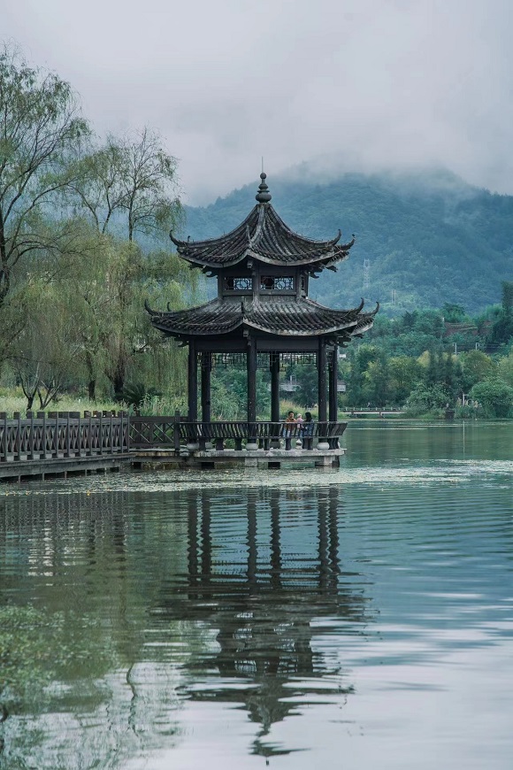 双桂湖国家湿地公园。文旅达人 罗云希同学 摄