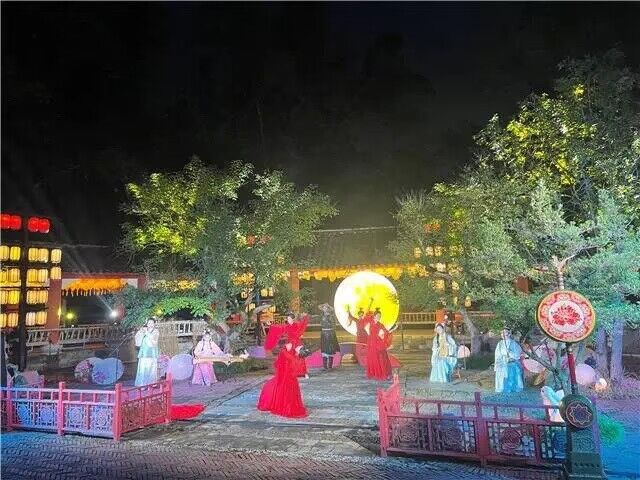 双桂素食体验中心举办国风音乐会。梁平区文化旅游委供图 华龙网发
