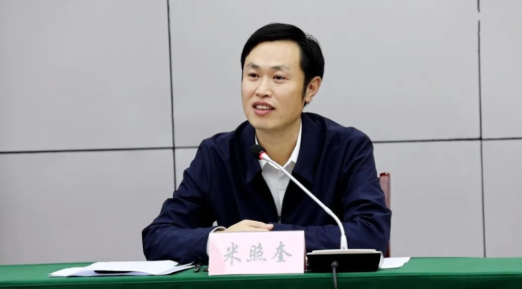 潼南区人民医院党委书记米照奎致辞