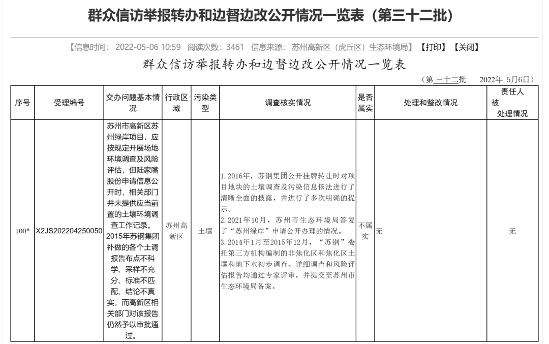 “没有人告诉我们这一块地能不能住”，苏州“毒地”附近小区业主：想退房，折价都要退7