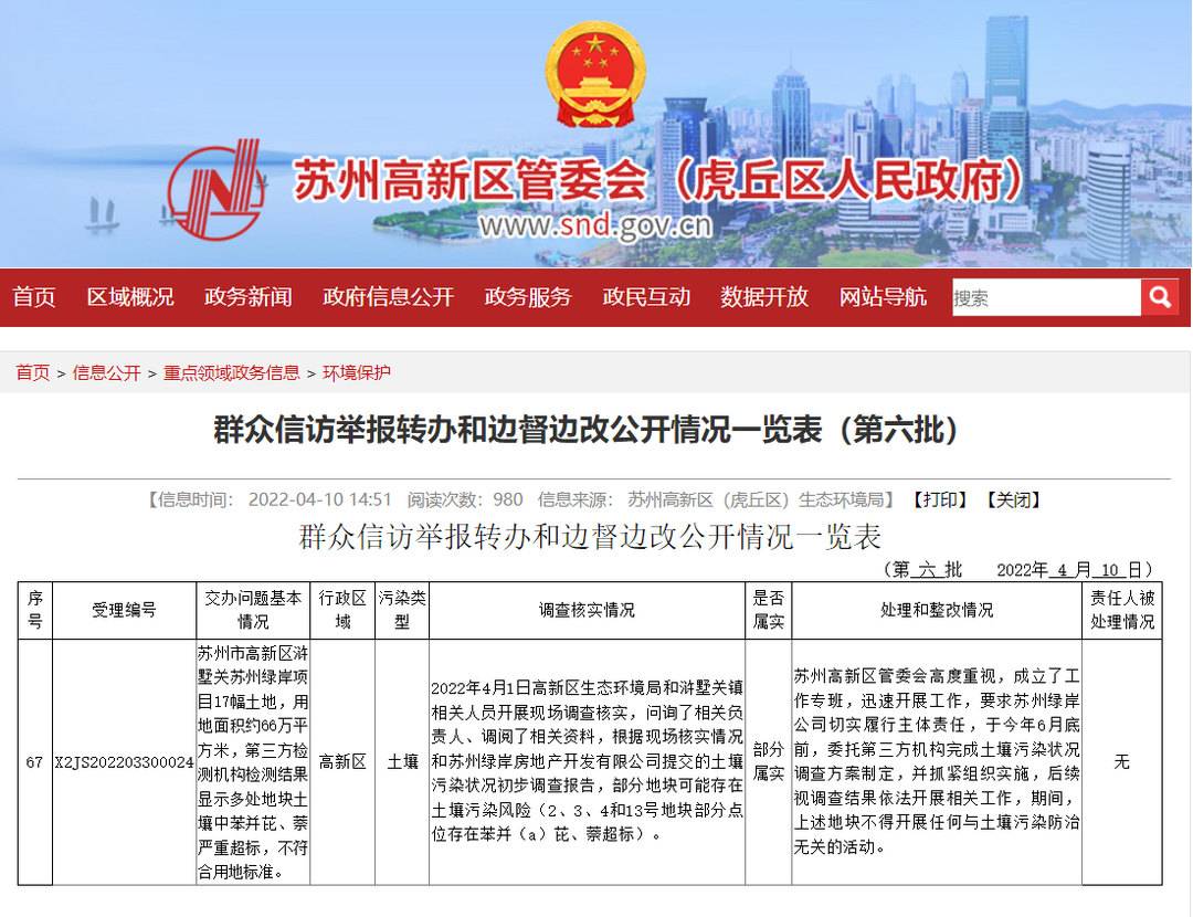 苏州“毒地块”业主的困惑：有毒物质会不会扩散？能不能退房？6