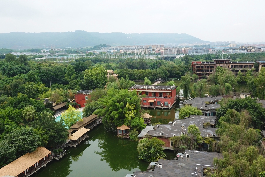 2023年7月2日，重庆，九龙坡区白市驿镇海龙村新貌，景美如画。