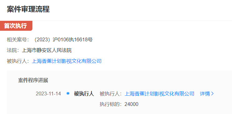 王思聪公司被强制执行1