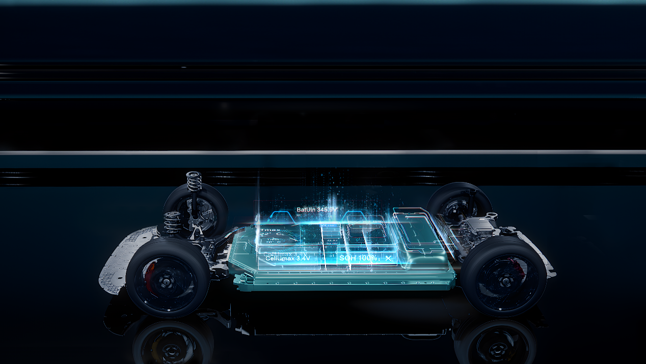 2024款福特电马配备与宁德时代联合开发的新一代CTP磷酸铁锂电池包。 福特汽车供图 华龙网发