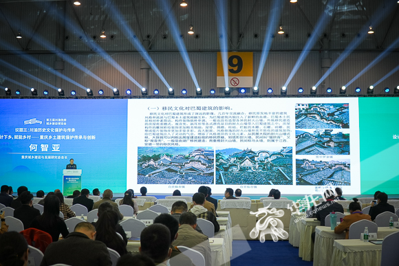 2、重庆城乡建设与发展研究会会长何智亚做分享。华龙网 特派记者 李裕锟 摄
