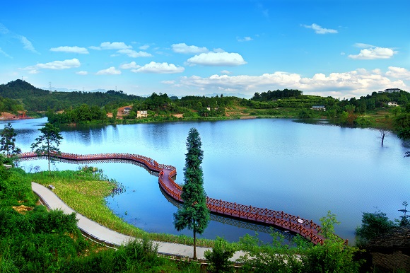 3重庆青山湖国家湿地公园景色。青山湖景区管理处供图 华龙网发