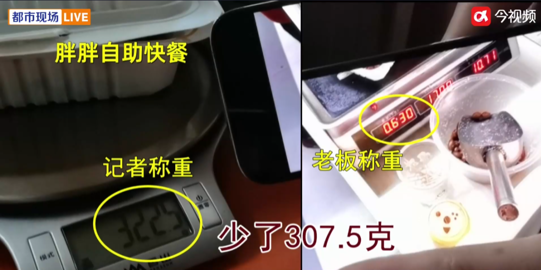 必须曝光！“自选快餐称重”遭遇“五两秤”！9