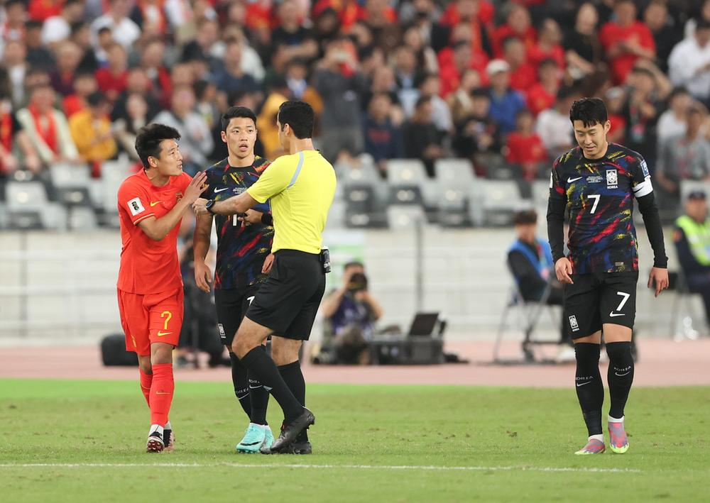 中国男足0比3不敌韩国队：结果不意外，过程有惊喜4