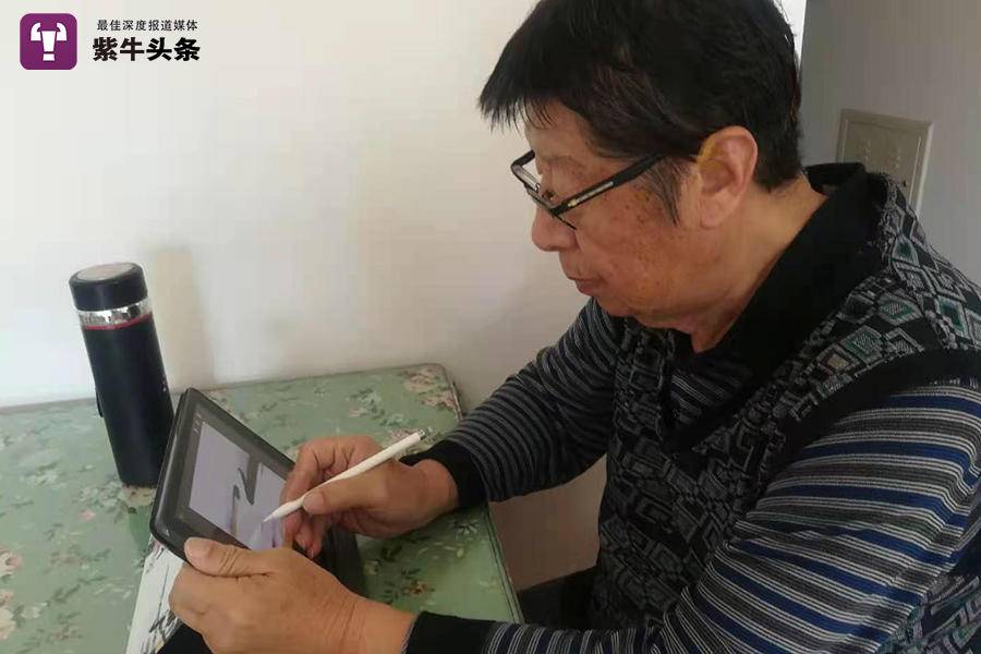 7旬老翁玩转iPad绘画，网友：这创作活力，我觉得您是17岁老头2