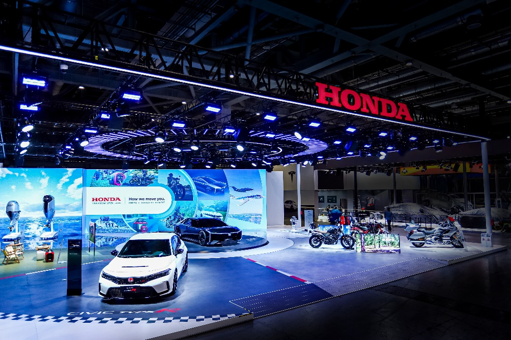 第六届进口博览会Honda展台。 本田中国供图 华龙网发