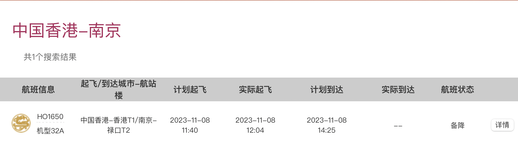 吉祥航空回应HO1650航班备降揭阳：公共安全原因，已完成处置飞往南京