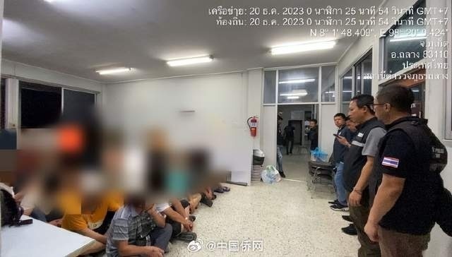 30名中国人因非法务工在泰国被捕2