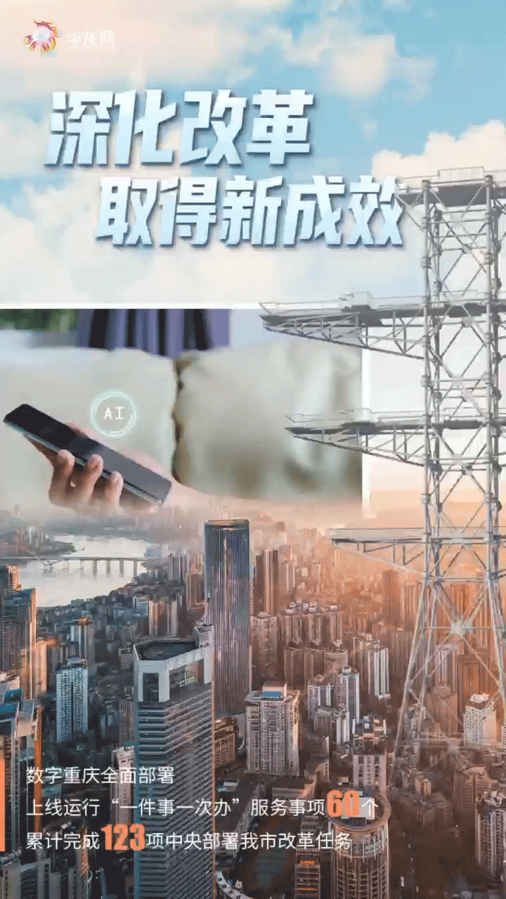 裸眼3D海报 | 数读2023重庆经济“螺旋式上升”3