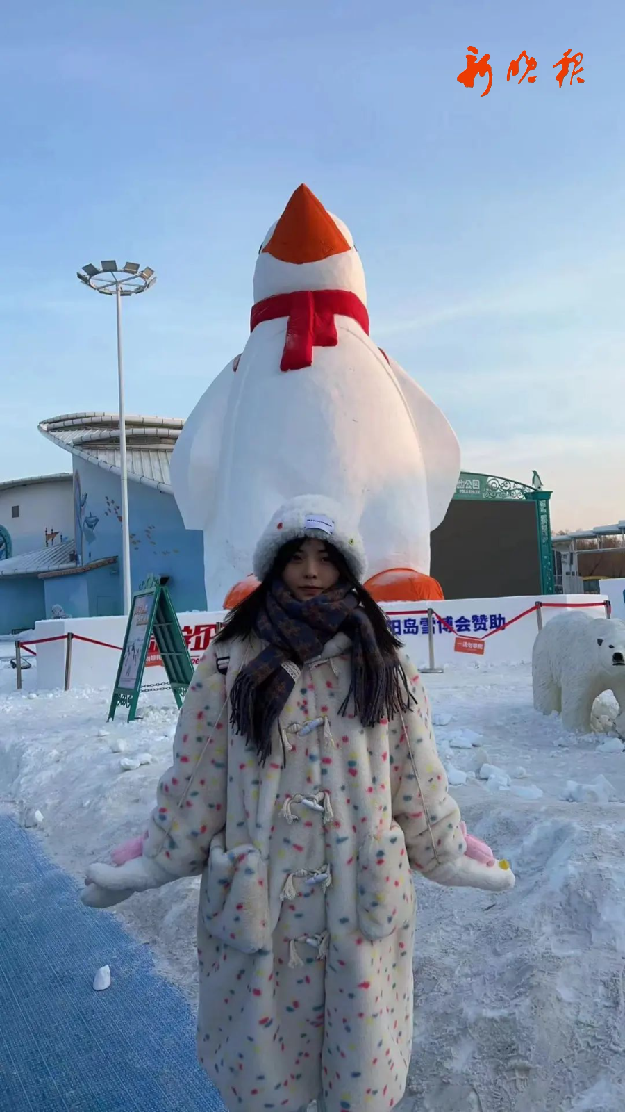“我不是小孩！”在哈尔滨打滑梯的“犟嘴”美女找到了！8