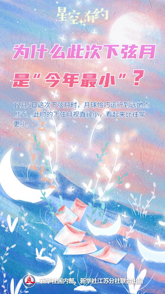 星空有约丨5日将迎今年最小下弦月2