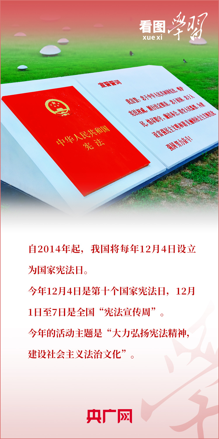 看图学习丨弘扬宪法精神 做宪法的忠实崇尚者、自觉遵守者、坚定捍卫者7