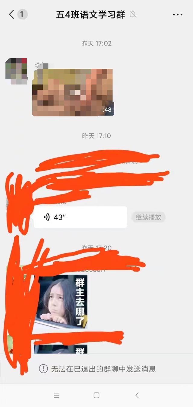 河南一家长在孩子班级群发不雅视频，当地：应该是无意，群已解散