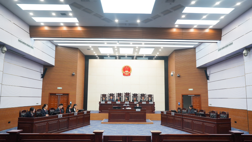 庭审现场。重庆市市场监管局供图
