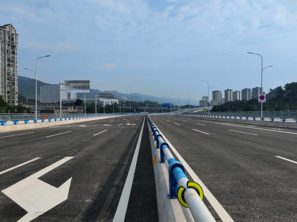 井双片区道路工程。重庆市住房城乡建委供图