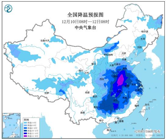 多地累计降温超20℃!俯冲式气温暴跌即将开启9