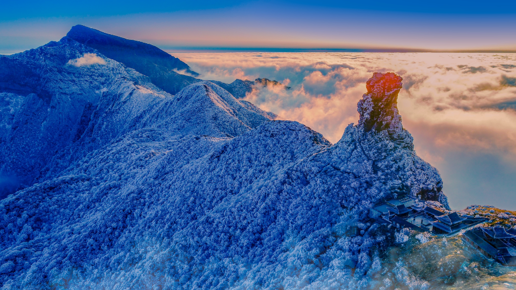 铜仁梵净山冬景。铜仁市文体广电旅游局供图