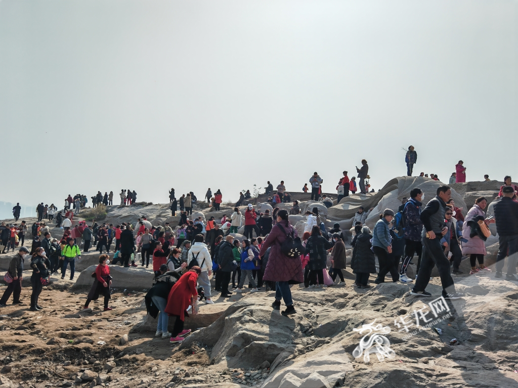 Many citizens came to visit.