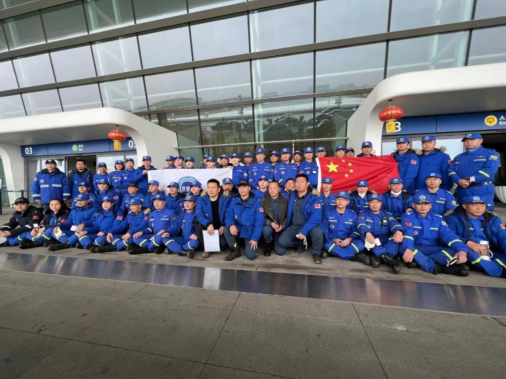 The first echelon of Blue Sky Rescue has been assembled and ready for departure. (Picture provided by Blue Sky Rescue)
