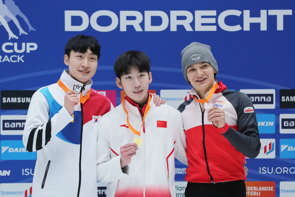 短道速滑世界杯｜多德雷赫特站：林孝埈男子500米夺冠1