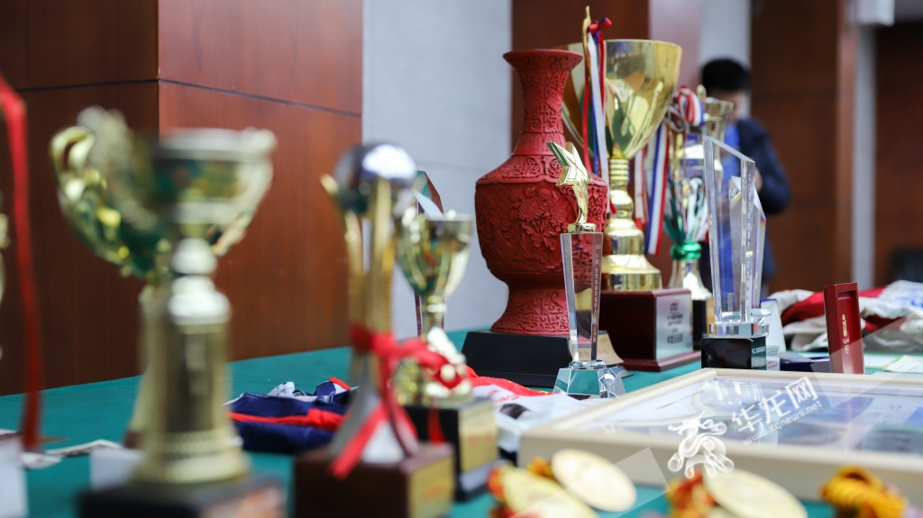 Display of donated collections.
