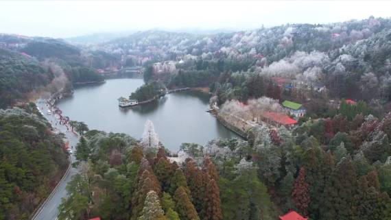 倒春寒后　庐山现“冬山如玉”美景2