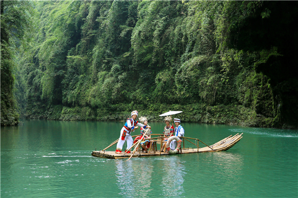 2阿依河。彭水县文化和旅游委供图