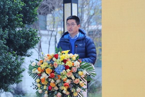重庆壳牌能源有限公司总经理张海军致辞。通讯员 李旭 摄