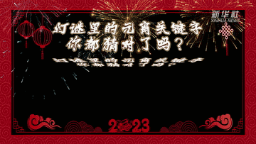 创意短视频｜打开视频猜灯谜，Get元宵“关键字”6
