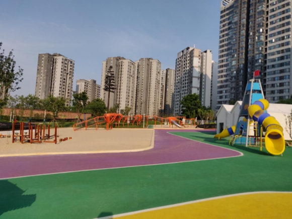 融汇滨江公园。巴南区融汇西流沱滨江旅游区 供图