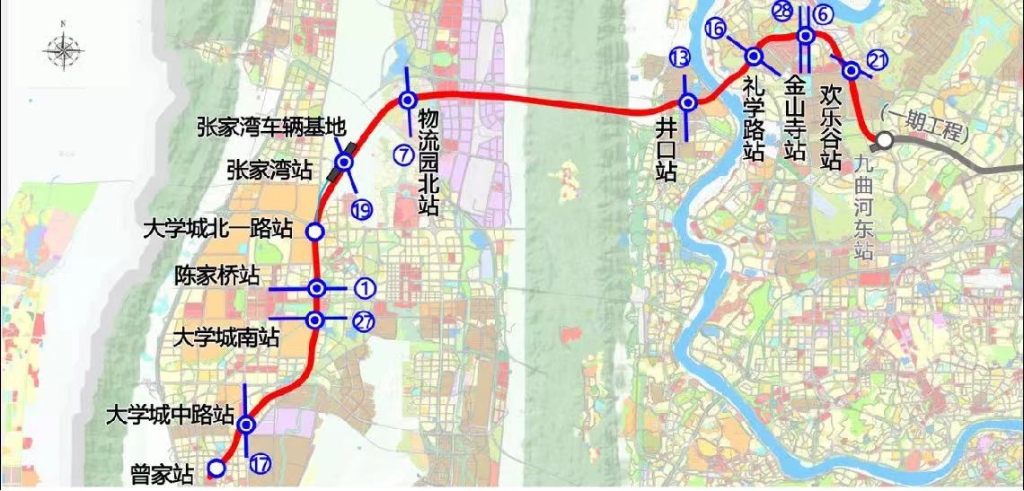 站点示意图。受访者供图