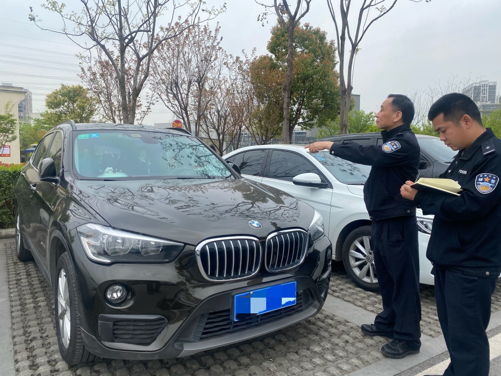 4被熊某盗窃过的车辆。重庆高新区警方供图