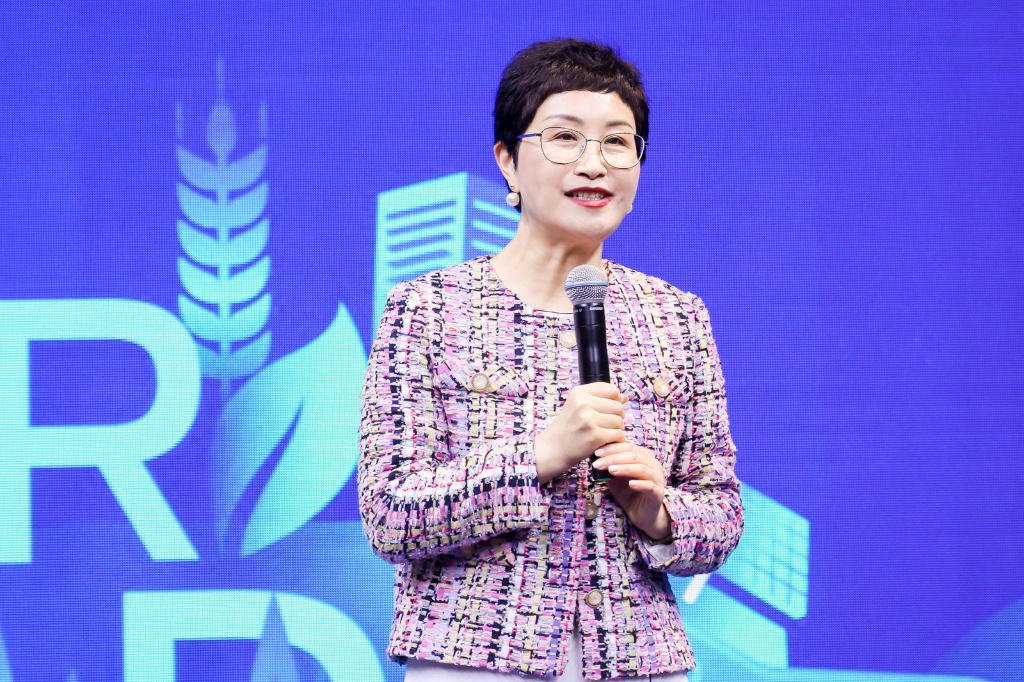 福特中国传播及企业社会责任副总裁杨美虹。 华龙网-新重庆客户端 张世钊 摄