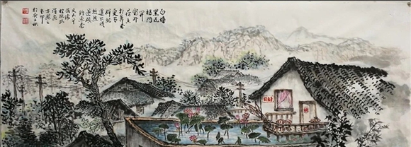 《钓鱼台138x69cm》