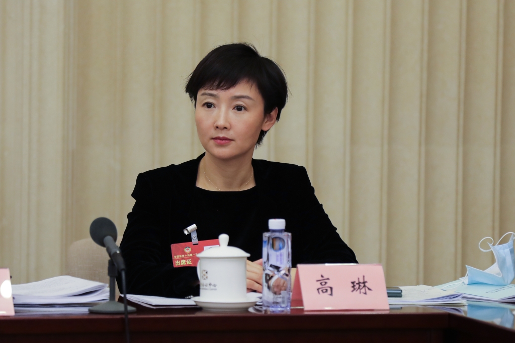 全国政协委员、重庆市渝中区副区长高琳。受访者供图