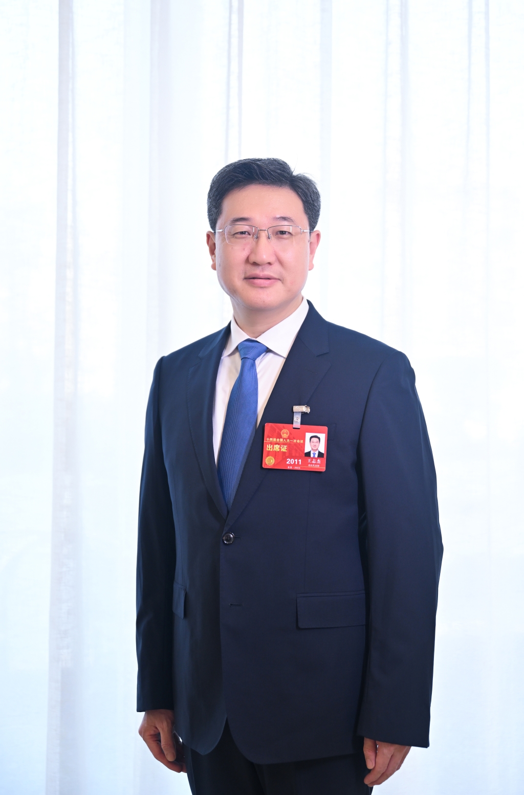 全国人大代表，重庆市涪陵区委书记王志杰。受访者供图