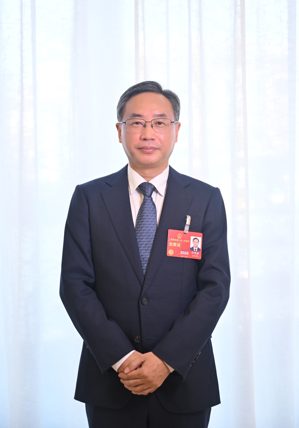 全国人大代表、重庆市南岸区委书记许洪斌。受访者供图