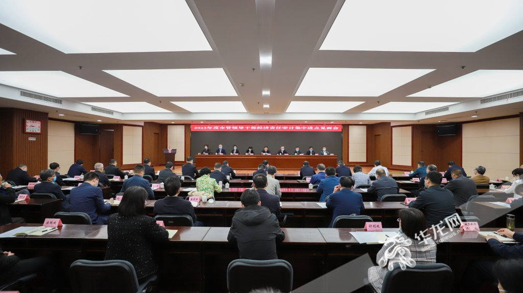 4月26日，重庆召开市管领导干部经济责任审计集中进点见面会。华龙网-新重庆客户端记者 陈毅 摄