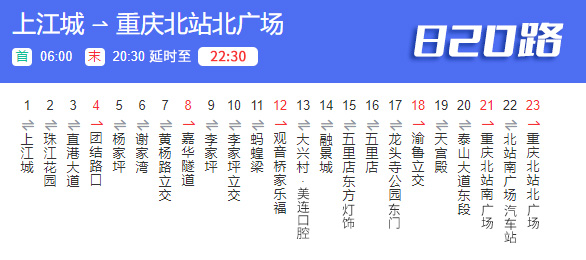 “五一”假期,重庆这些公交线路将延时运营3