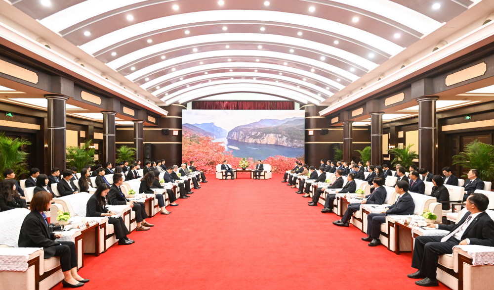袁家军会见中国国民党前主席马英九2