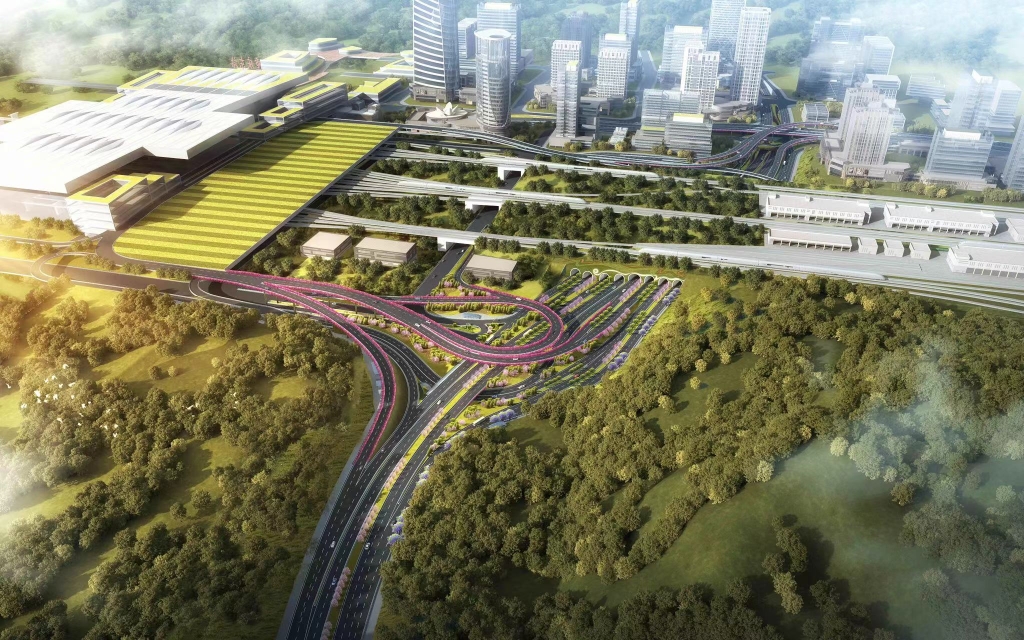 兴塘路效果图。重庆市住房城乡建委供图