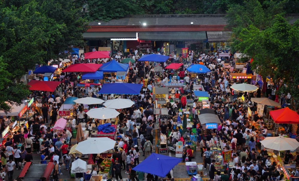 最是人间烟火气！民心佳园新夜市正式开市1
