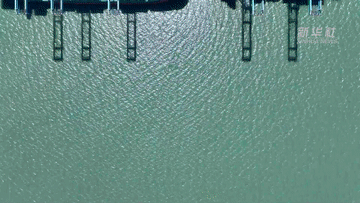 跟着总书记的考察足迹|天空视角看我国最大的煤炭下水港3